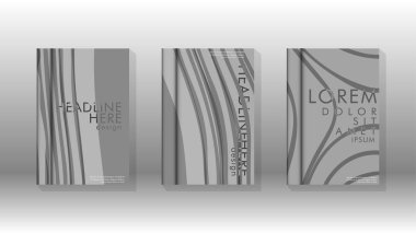 Geometrik tasarım arka planlı kapak kitabı.