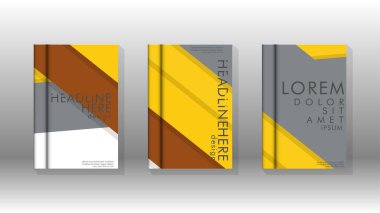 Kapak kitabı kavramı soyut geometrik arka plan renk ve şekillerin bir kombinasyonu ile