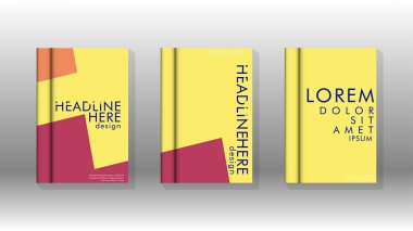 Soyut kitap kapağı düzeninin arka planı. Broşürler, dergiler, vektör şablonları vb. için. Modern tasarımlar Eps 10'da geometrik desenler oluşturur