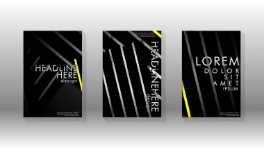 Geometrik tasarım arka planlı kapak kitabı.