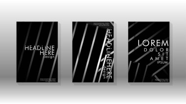 Geometrik tasarım arka planlı kapak kitabı.