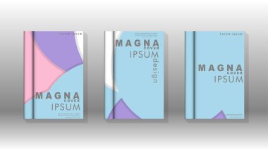 Posterler, kapaklar, broşürler, şirket yıllık iş, vb için soyut daire şekil arka planlar.