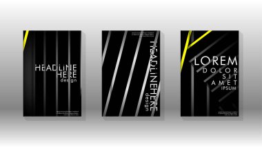 Geometrik tasarım arka planlı kapak kitabı.