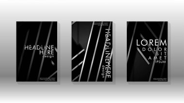 Geometrik tasarım arka planlı kapak kitabı.