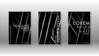 Geometrik tasarım arka planlı kapak kitabı.