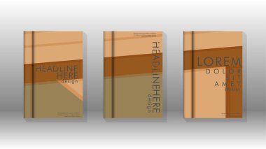 Kapak kitabı kavramı soyut geometrik arka plan renk ve şekillerin bir kombinasyonu ile