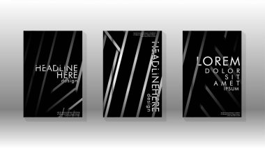 Geometrik tasarım arka planlı kapak kitabı.