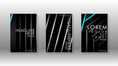 Geometrik tasarım arka planlı kapak kitabı