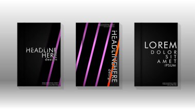 Geometrik tasarım arka planlı kapak kitabı.