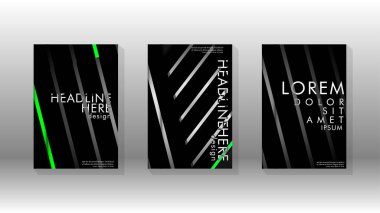 Geometrik tasarım arka planlı kapak kitabı