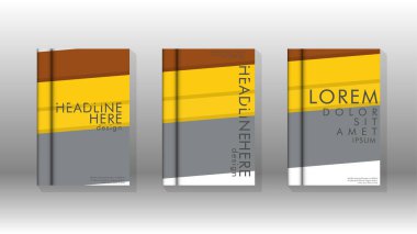 Kapak kitabı kavramı soyut geometrik arka plan renk ve şekillerin bir kombinasyonu ile