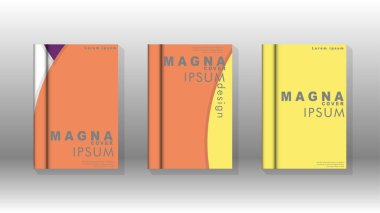 Kurumsal iş yıllık rapor kitap kapağı broşür el ilanı posteri için soyut düşük daire şekil arka plan. Eps10 vektör şablonu