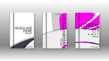 Arka kapak sıvı elemanları ile. Tasarım kavramı kitap. Fütüristik iş düzeni. Dijital poster şablonu. Tasarlamak vektör - eps10