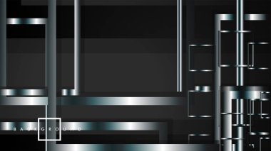 Modern Soyut Vektör Kutusu Arka Plan. beyaz degrade şeritler ile. eps 10 şablonu