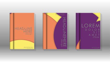 Posterler, kapaklar, broşürler, şirket yıllık iş, vb için soyut daire şekil arka planlar.