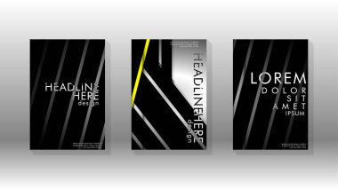 Geometrik tasarım arka planlı kapak kitabı.