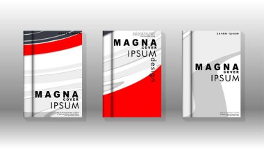 Arka kapak sıvı elemanları ile. Tasarım kavramı kitap. Fütüristik iş düzeni. Dijital poster şablonu. Tasarlamak vektör - eps10