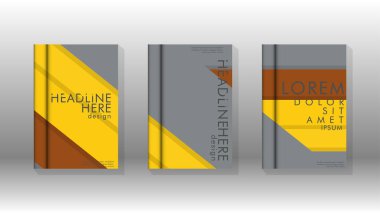 Kapak kitabı kavramı soyut geometrik arka plan renk ve şekillerin bir kombinasyonu ile