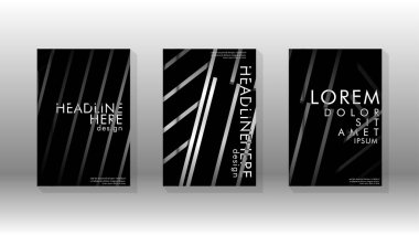 Geometrik tasarım arka planlı kapak kitabı.