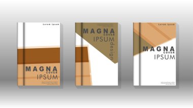 Kapak kitabı kavramı soyut geometrik arka plan renk ve şekillerin bir kombinasyonu ile