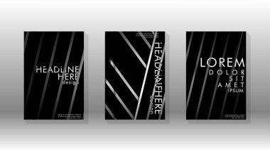 Geometrik tasarım arka planlı kapak kitabı.