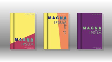 Soyut kitap kapağı düzeninin arka planı. Broşürler, dergiler, vektör şablonları vb. için. Modern tasarımlar Eps 10'da geometrik desenler oluşturur