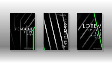 Geometrik tasarım arka planlı kapak kitabı