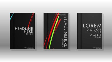 Kitap Kapağı renkli geometrik arka planlar.