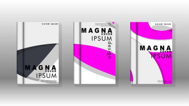 Arka kapak sıvı elemanları ile. Tasarım kavramı kitap. Fütüristik iş düzeni. Dijital poster şablonu. Tasarlamak vektör - eps10