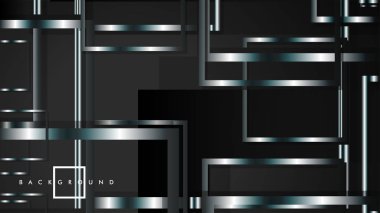 Modern Soyut Vektör Kutusu Arka Plan. beyaz degrade şeritler ile. eps 10 şablonu