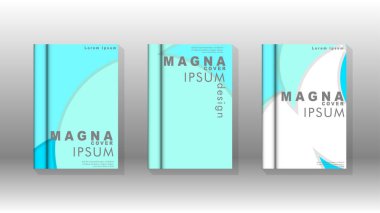 Kurumsal iş yıllık rapor kitap kapağı broşür el ilanı posteri için soyut düşük daire şekil arka plan. Eps10 vektör şablonu