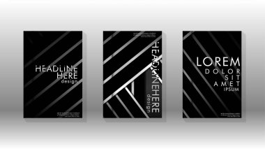 Geometrik tasarım arka planlı kapak kitabı.