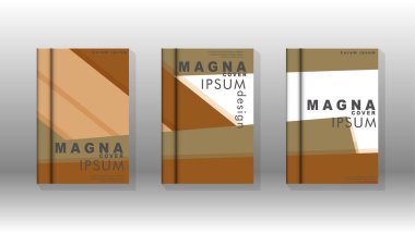 Kapak kitabı kavramı soyut geometrik arka plan renk ve şekillerin bir kombinasyonu ile