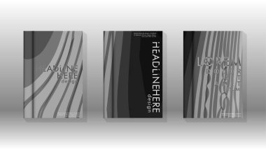 Geometrik tasarım arka planlı kapak kitabı.