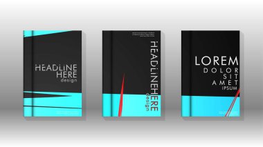 Kitap Kapağı renkli geometrik arka planlar.