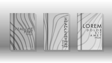 Geometrik tasarım arka planlı kapak kitabı.