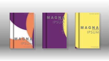 Minimal vektör tasarımı kapsar. Yuvarlak şekiller kompozisyon. Eps10 vektör şablonu