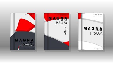 Arka kapak sıvı elemanları ile. Tasarım kavramı kitap. Fütüristik iş düzeni. Dijital poster şablonu. Tasarlamak vektör - eps10