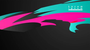 Renkli geometrik arka planlar. Basit form kompozisyonu. Eps10 vektör şablonu