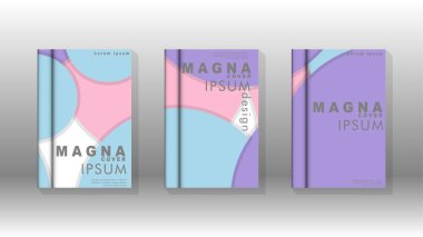 Kurumsal iş yıllık rapor kitap kapağı broşür el ilanı posteri için soyut düşük daire şekil arka plan. Eps10 vektör şablonu