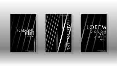 Geometrik tasarım arka planlı kapak kitabı.