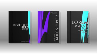 Kitap Kapağı renkli geometrik arka planlar.