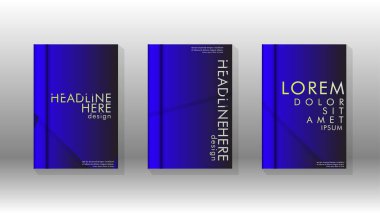 Soyut vektör düzeni arka planı. Broşürler, yıllık, dergi, vektör şablonları vb. için.