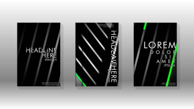 Geometrik tasarım arka planlı kapak kitabı.