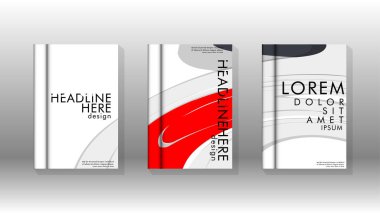 Arka kapak sıvı elemanları ile. Tasarım kavramı kitap. Fütüristik iş düzeni. Dijital poster şablonu. Tasarlamak vektör - eps10