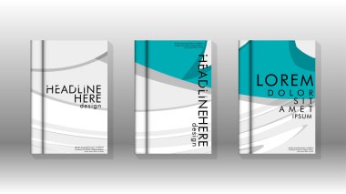 Arka kapak sıvı elemanları ile. Tasarım kavramı kitap. Fütüristik iş düzeni. Dijital poster şablonu. Tasarlamak vektör - eps10