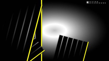 Soyut vektör arkaplanı. Geometrik Çizgiler - Yaratıcı ve İlham Tasarımı