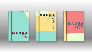 Soyut kitap kapağı düzeninin arka planı. Broşürler, dergiler, vektör şablonları vb. için. Modern tasarımlar Eps 10'da geometrik desenler oluşturur