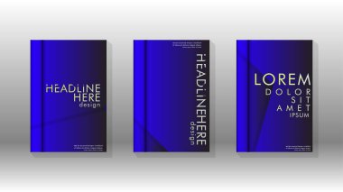 Soyut vektör düzeni arka planı. Broşürler, yıllık, dergi, vektör şablonları vb. için.