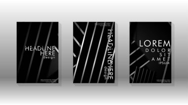 Geometrik tasarım arka planlı kapak kitabı.